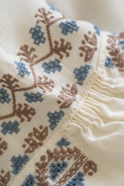 Tradycyjny motyw haftu